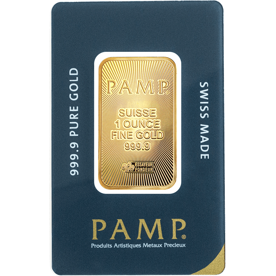 1 ounce Gold Bar - PAMP Suisse